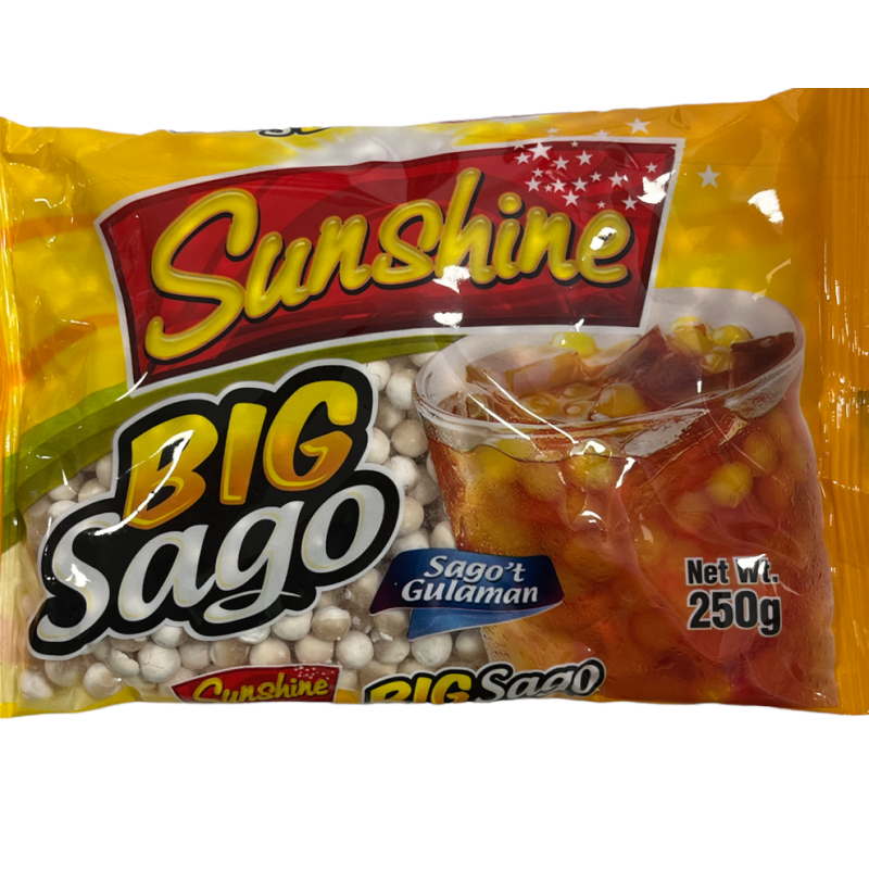 Sunshine Tapioca Big Pearl Sago White 250g