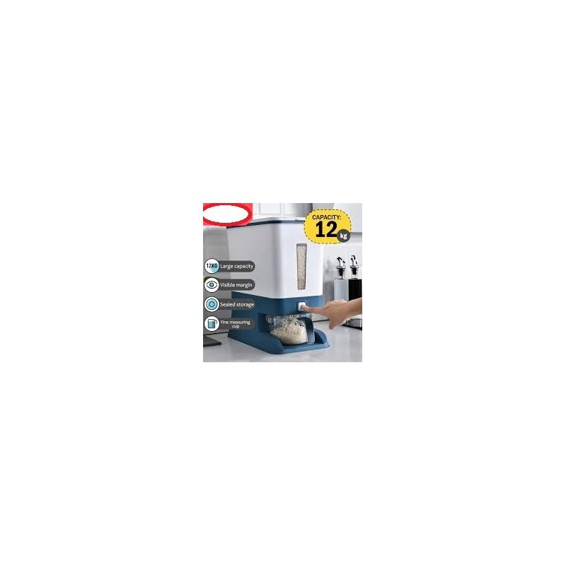Rice Dispenser with Measuring Cup( for 12kg)