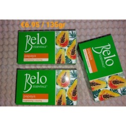 Belo Essentials Papaya Soap (Brightening + Clearing) 135gr