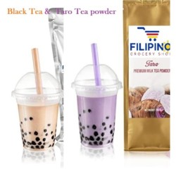 Taro Milk Tea & Black Milk Tea Powder 200gr each pack
