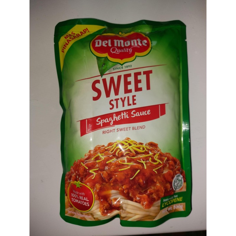 Spaghetti Sauce Sweet Style 500gr Del Monte (green pack)