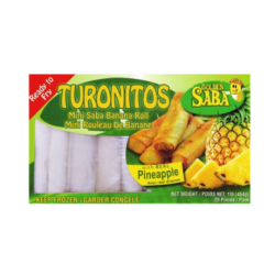 Turonitos Banana Roll with Pineapple 454 gr Golden Saba