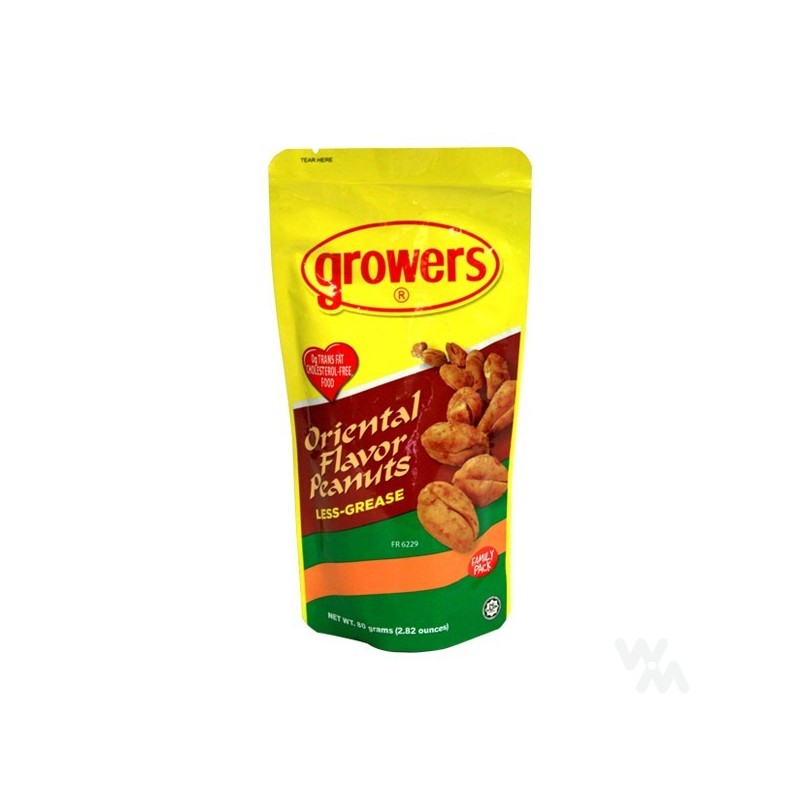 Growers Oriental Flavour Peanuts 80gr