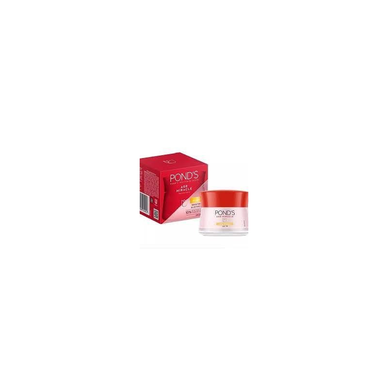 Ponds Day Cream Age Miracle, 3x Youthful Glow Spf18 10gr