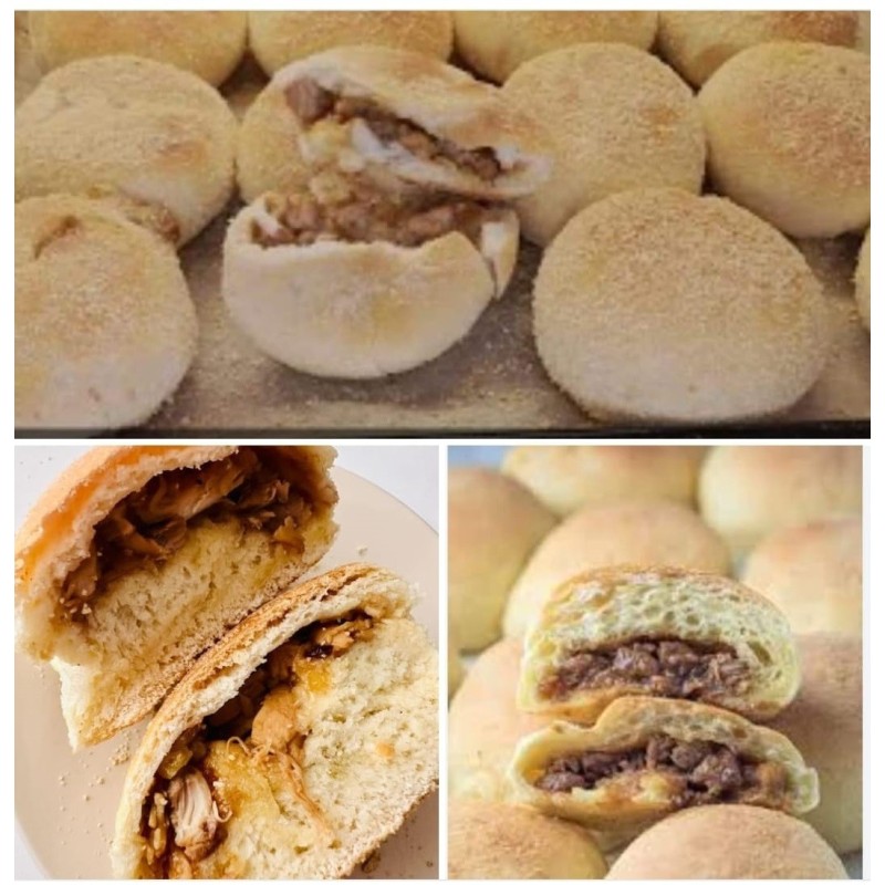 Chicken Asado Pandesal / Meat Buns 1pc