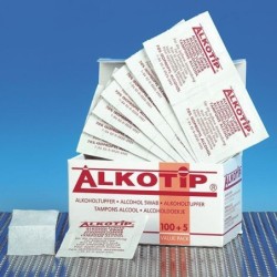 Alcohol Wipes 105pcs (Alcohol doekjes) 6,5x3cm