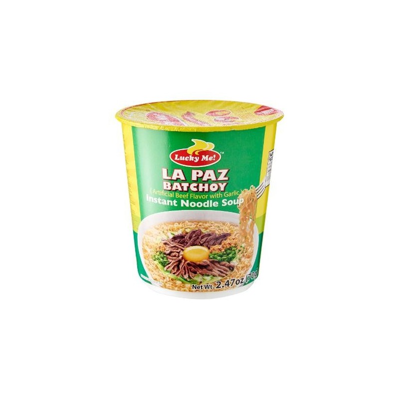 Instant Mini La Paz Batchoy Cup Noodles Soup 40g - Lucky me