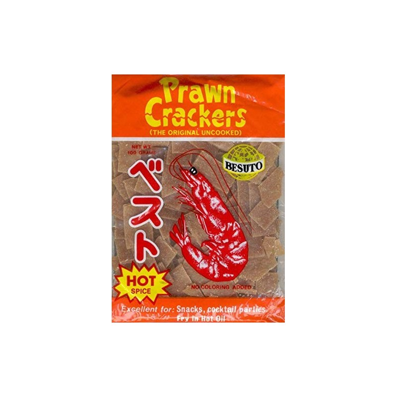 Prawn Cracker Hot & Spice 250gr Besuto