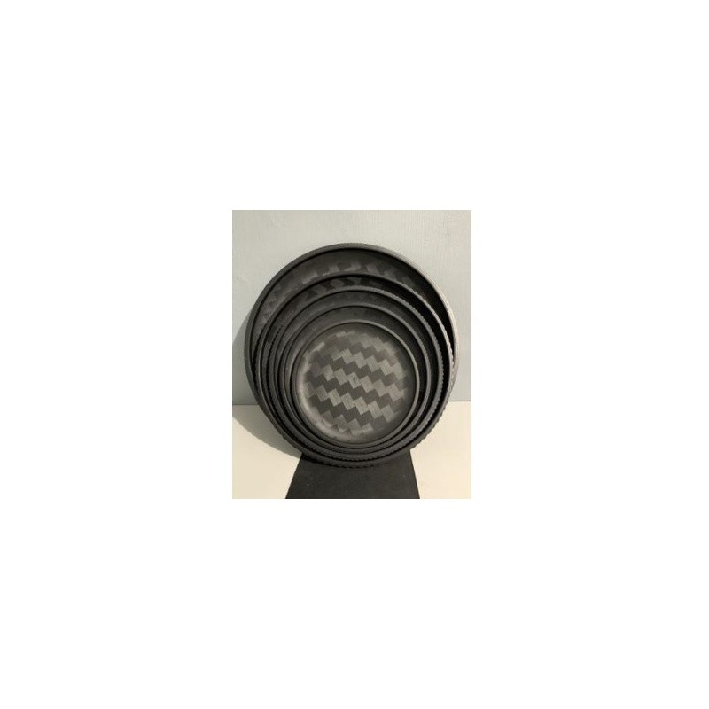 BILAO  Plastic bLack color size 12 inch.