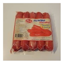 Tender Juicy Jumbo Hotdogs 500 gr Nida