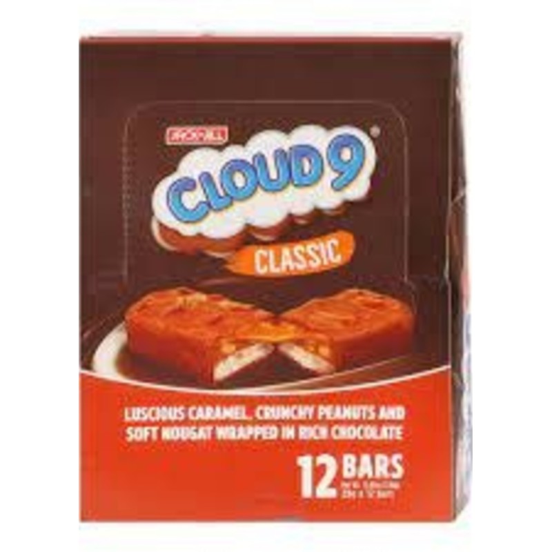 Cloud 9 Classic chocolate bar 12 x 28 gr Jack N Jill