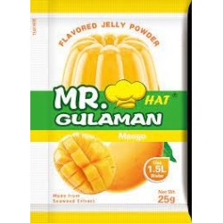 Gulaman / Jelly Powder mix Mango 25g Mr. Hat Gulaman