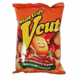 Vcut Spicy Barbecue Chips 60 gr Jack N Jill