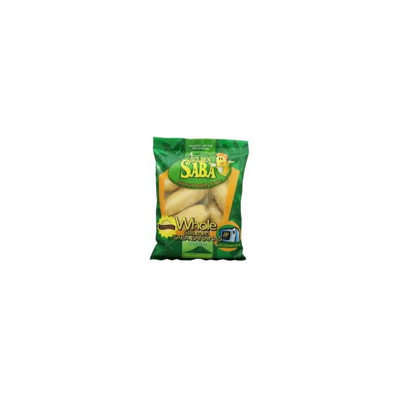 Steamed whole Banana 454 gr. - Golden Saba