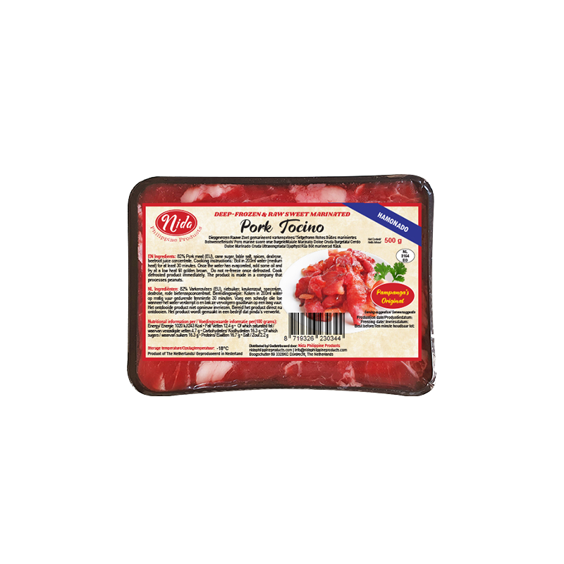 Pork Tocino Pampanga's Original 500gr - Nida Brand