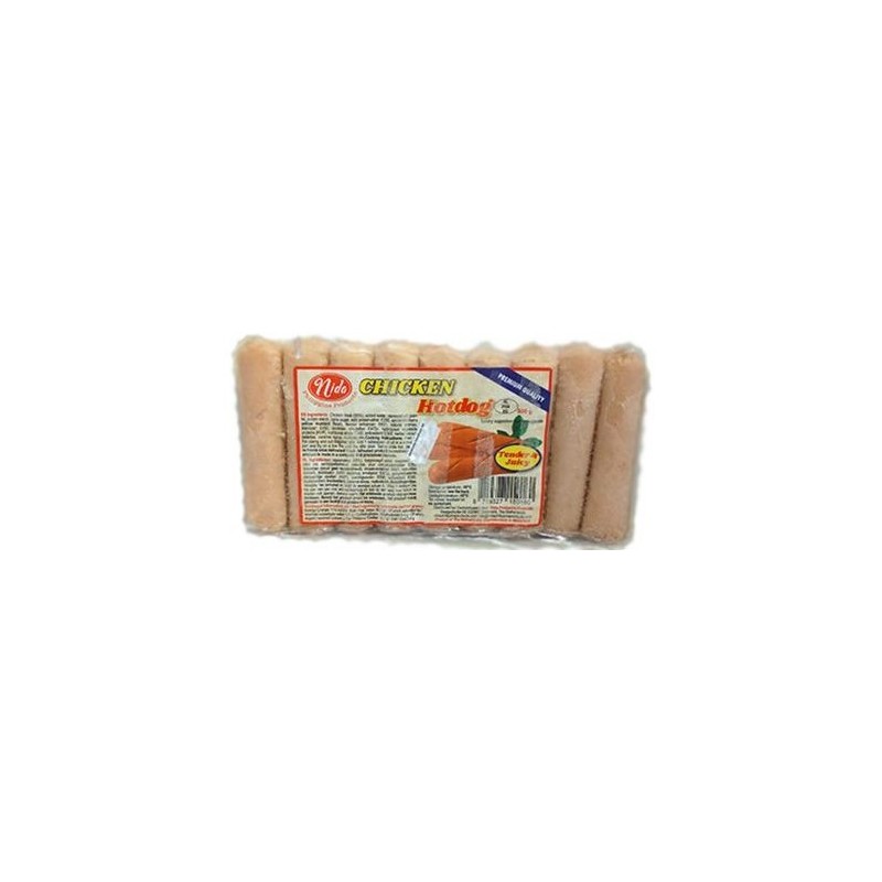 Tender Juicy Chicken Hotdogs 500gr - Nida Brand