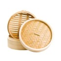 Bamboo Steamer 25cm. (1Set)