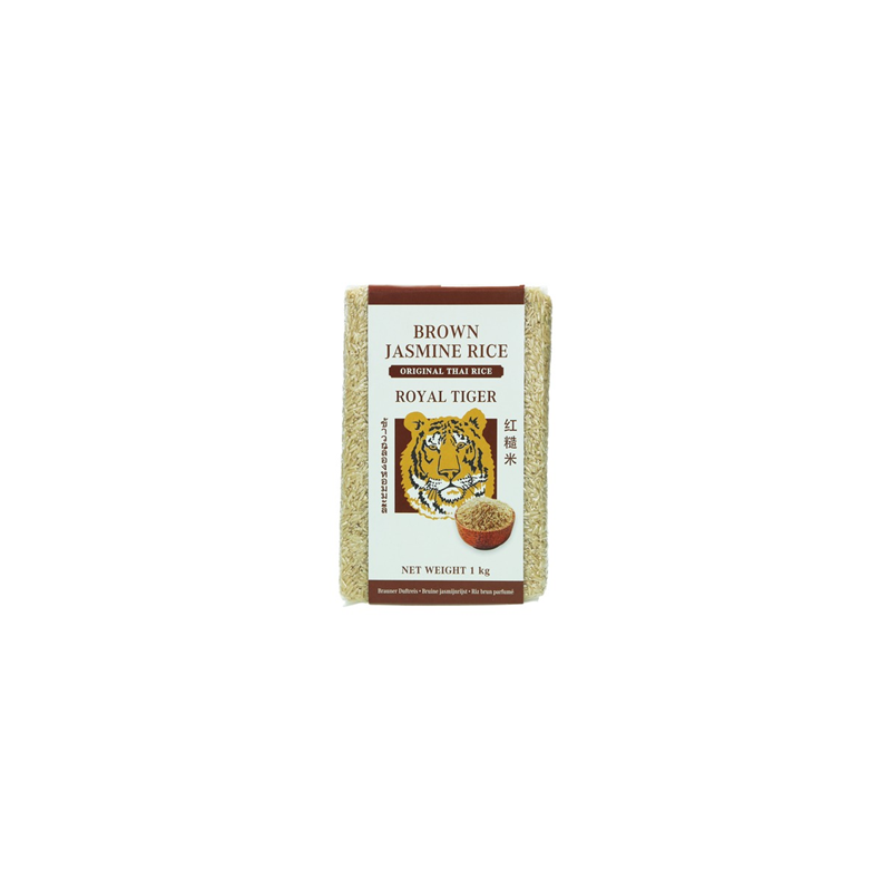 Brown Jasmine rice 1kg - Royal Tiger