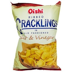 Cracklings Salt & Vinegar 90gr - Oishi