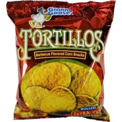 Tortillos Barbecue Flavored Corn Snacks 100gr - Granny Goose