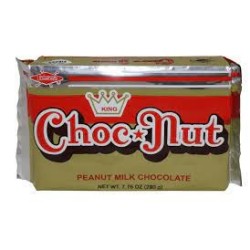 Choc Nut Peanut Milk Chocolate 200gr. King