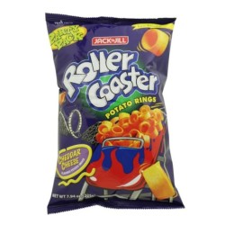 Potato Rings / Cheddar Cheese Snack 85gr. - Roller Coaster